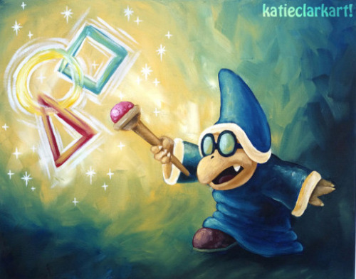 retrogamingblog:Super Mario Paintings made by Katie...