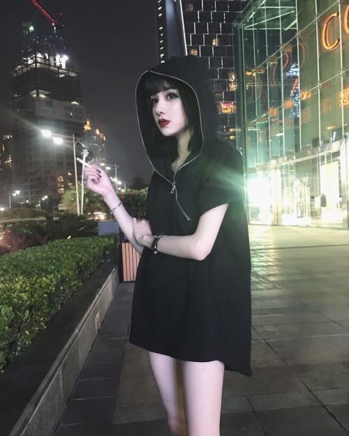 kinashen dark style dark power dark grunge darkness gothic dresses gothic goth grunge girl grunge girls eyes makeup shenzhen eyemakeup dolly human doll girls tattoos