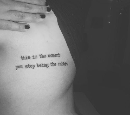 typewriter font tattoos | Tumblr