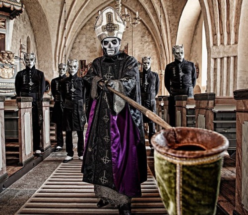 ghost ghost band ghost 3.0 og pe3 photo shoot ghost photo shoot church