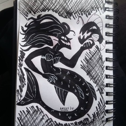 Grim Mermaid #mermay #sea #mermaid