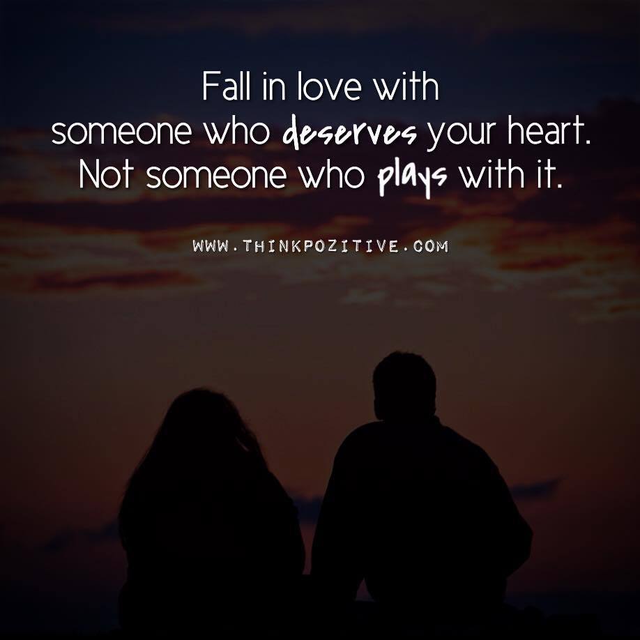 Fall In Love With Someone. 