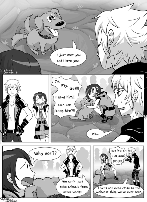 sleepysundae:Riku tries to be the voice of reason but Kairi...