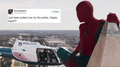 parkery:Peter Parker/Spider-Man + Tom Holland’s Tweets