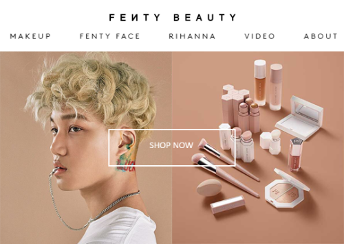 88swife:Jongin as a model for Fenty Beauty (insp)