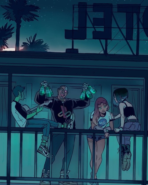 league-of-extraordinarycomics:Casual Teen Titans Created by...