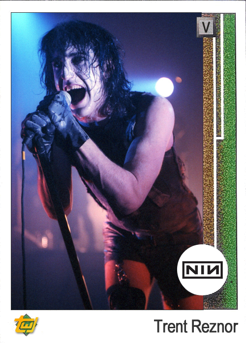 1989 Upper Deck Trent Reznor Nine Inch Nails NIN Rock Hall