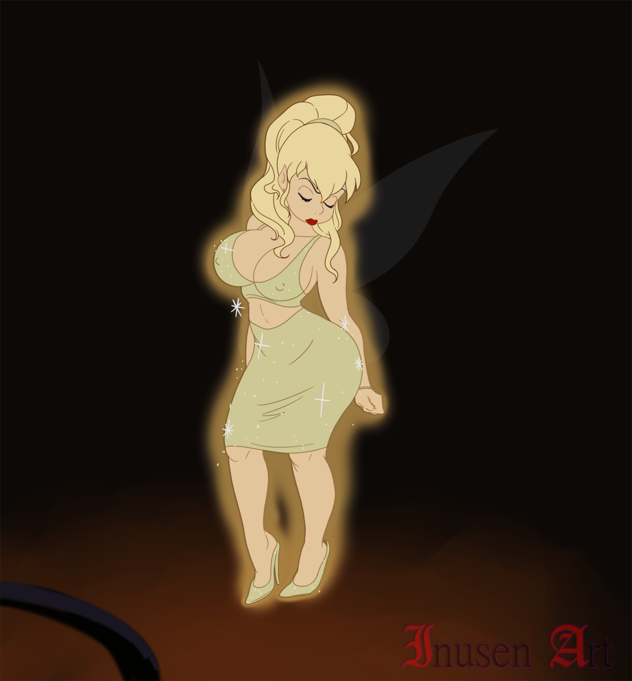 Cartoon Characters Tinker Bell Porn - Disney Tales â€” The green dress.
