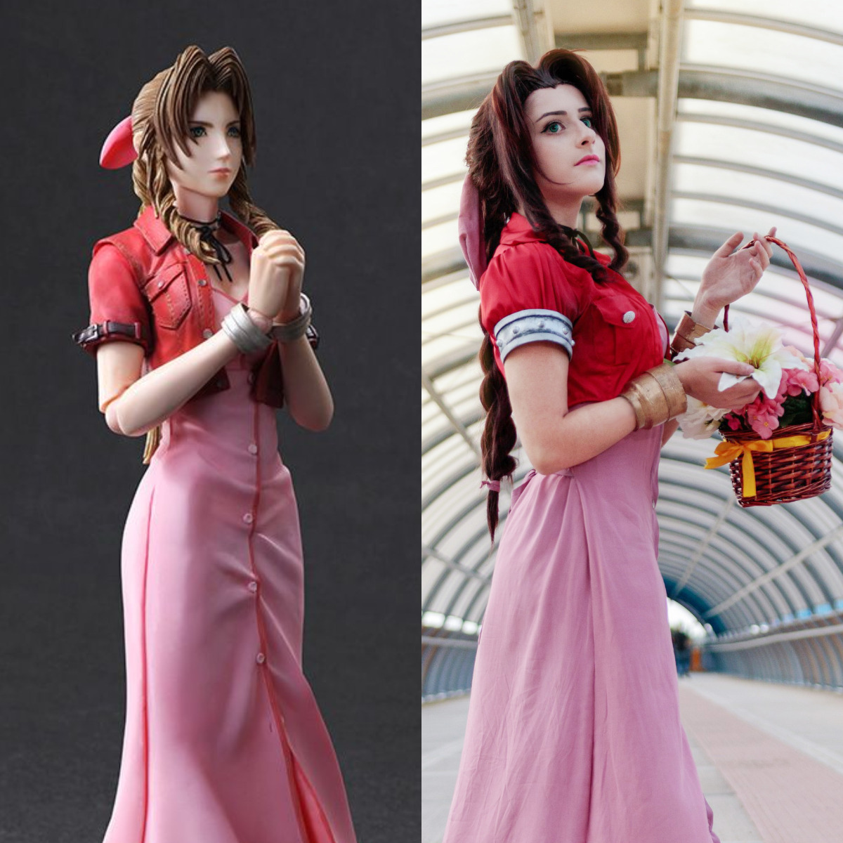 aerith figure red dress