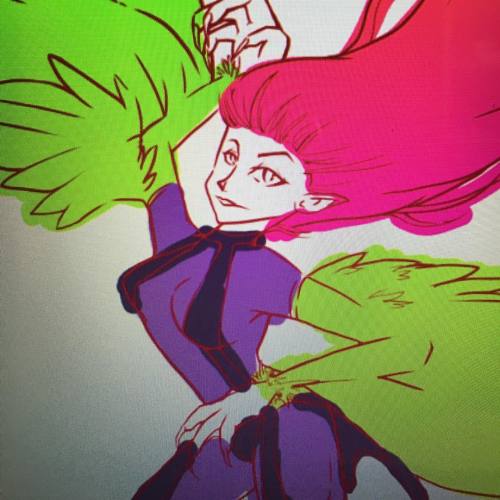 yueshaw:#WIP #harpielady 