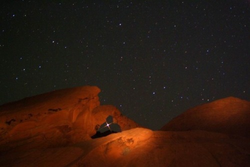 astronomyblog:Mars Rising Through Arch Rock Credit: Wally...