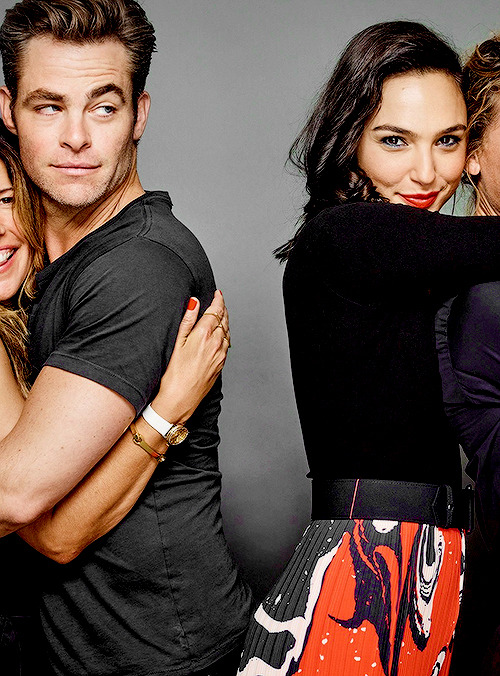 wondertrevnet:Chris Pine and Gal Gadot for Entertainment Weekly...