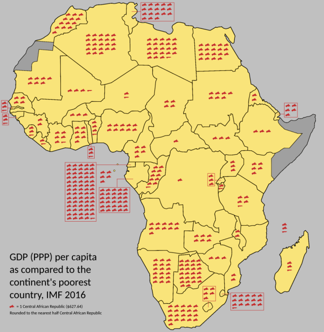 GDP PPP Per Capita In Africa Measured In Central Maps On The Web   Tumblr Ohcb1a8Ctc1rasnq9o1 640 