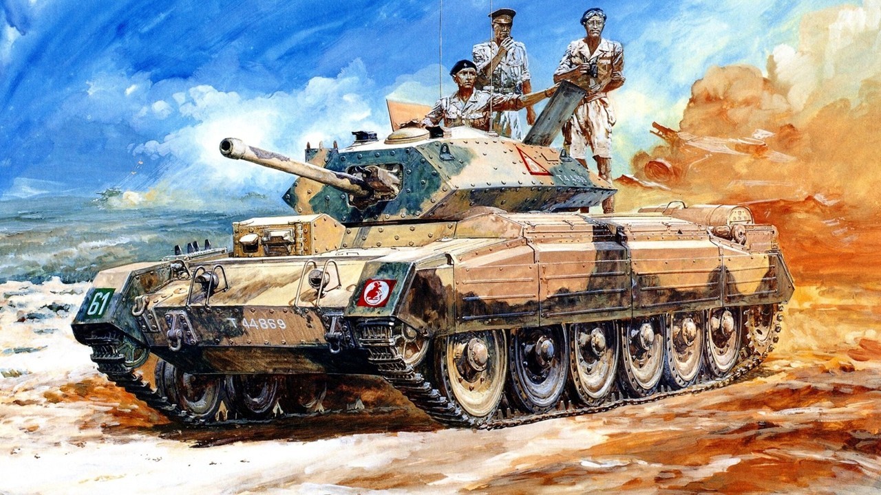 Pinturas de tanques: Segunda Guerra Mundial — 1942 Crusader -Yoshiyuki ...