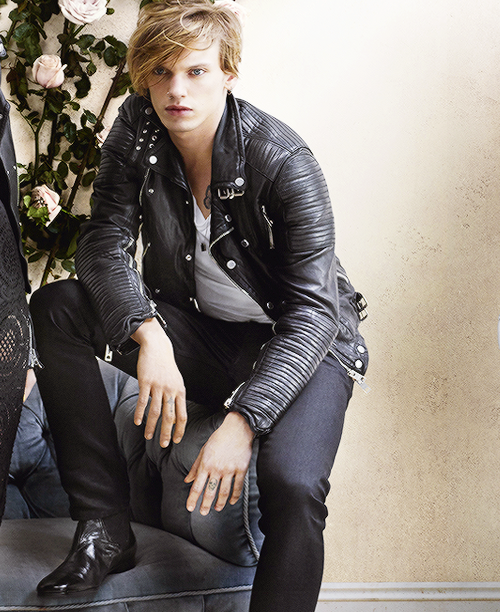 Jamie Campbell Bower modeling for Burberry - Forever Jamie Campbell Bower