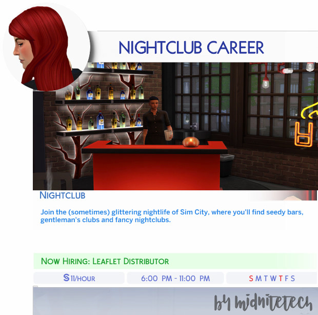 sims 4 midnitetech careers