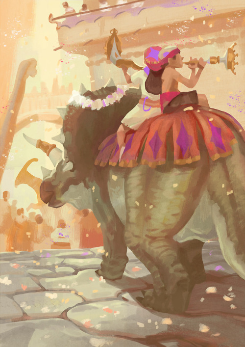 victorinripert:#maysketchaday : #8 & #9“ Triceratops and...