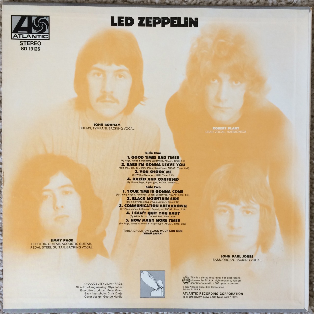 Led Zeppelin: Led Zeppelin (1969) I pulled this LP...