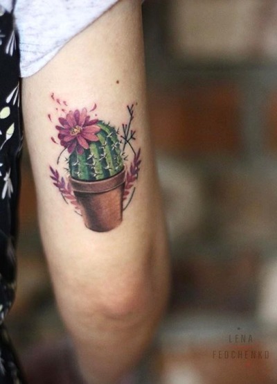 46 Free Tattoo Simple Cactus Idea Tattoo Images