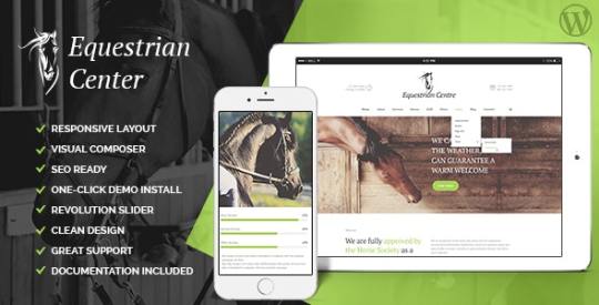 Equestrian Centre & Horse-riding School Hippodrome v1.5 – WordPress Theme Nulled