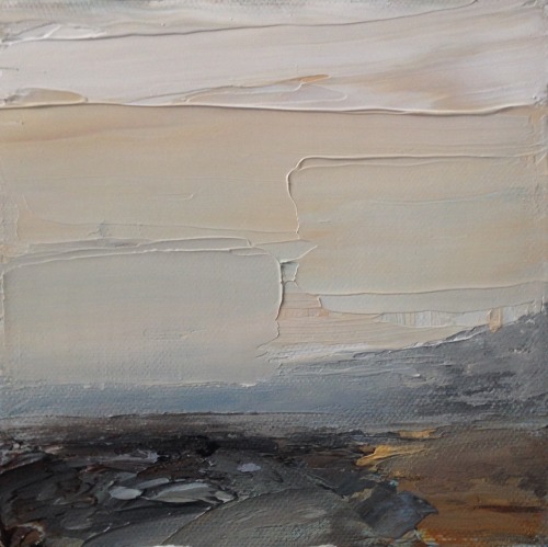 caragonierartist:“Fortitude” 6 x 6in, acrylic on canvas ©Cara...