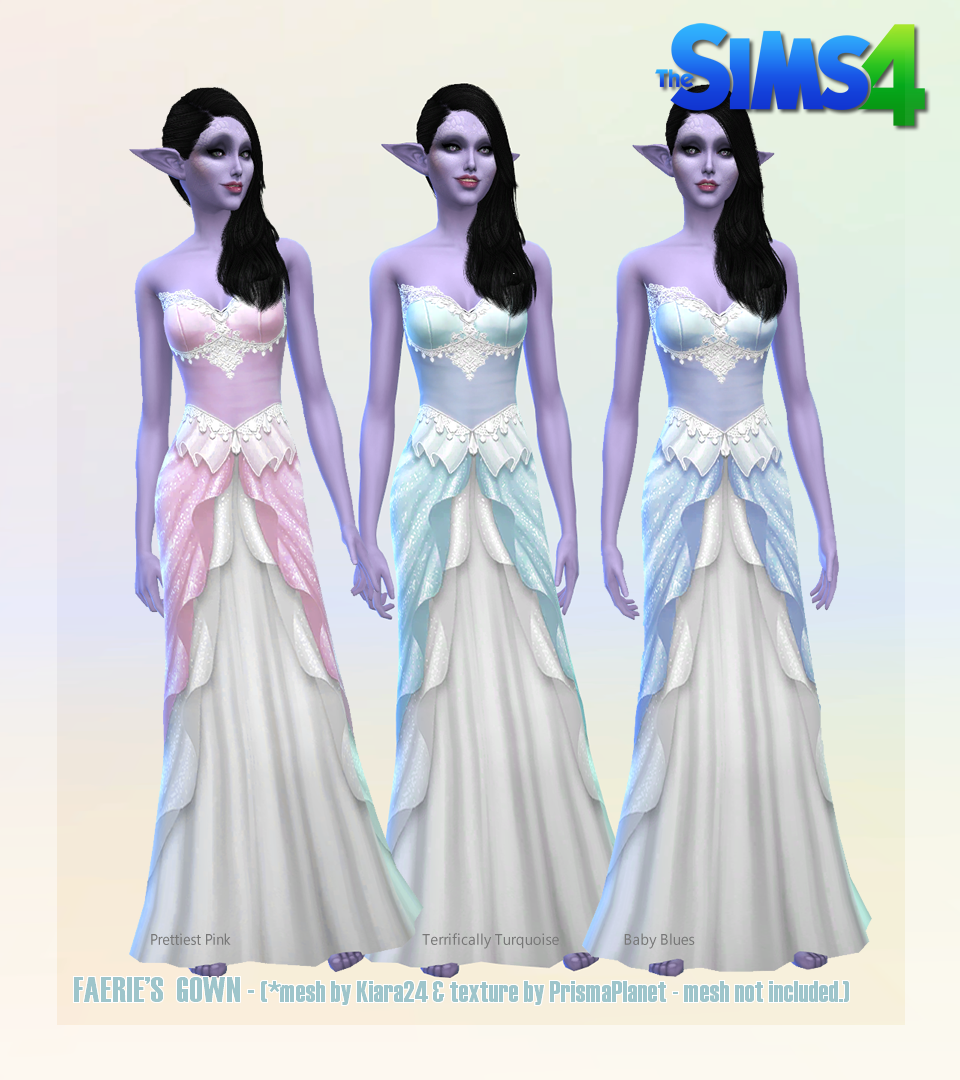 Mod The Sims - Faerie Gown-Please help