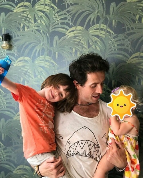 fapfapfashion:Nick being an awesome god dad with Arlo and...