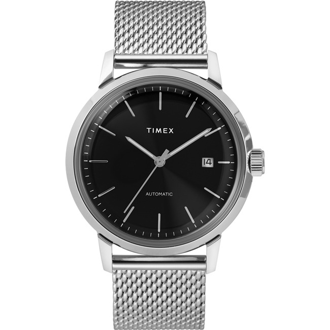 【TIMEX】天美時 復刻系列 經典機械錶(銀/黑TXTW2T22900)