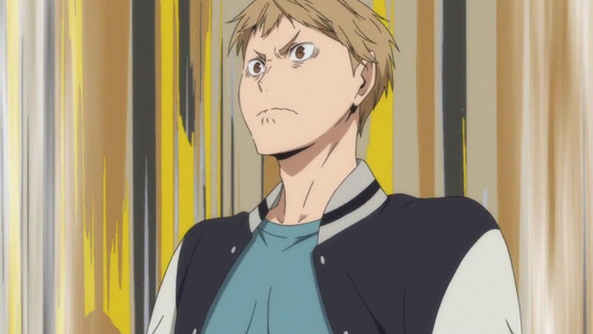 Untitled — pirabbeanime: Tsukishima: *blocks ushiwaka’s
