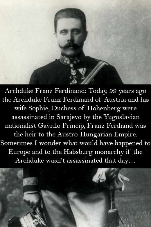 Royal-Confessions - (Post by Christy) “Archduke Franz Ferdinand ...