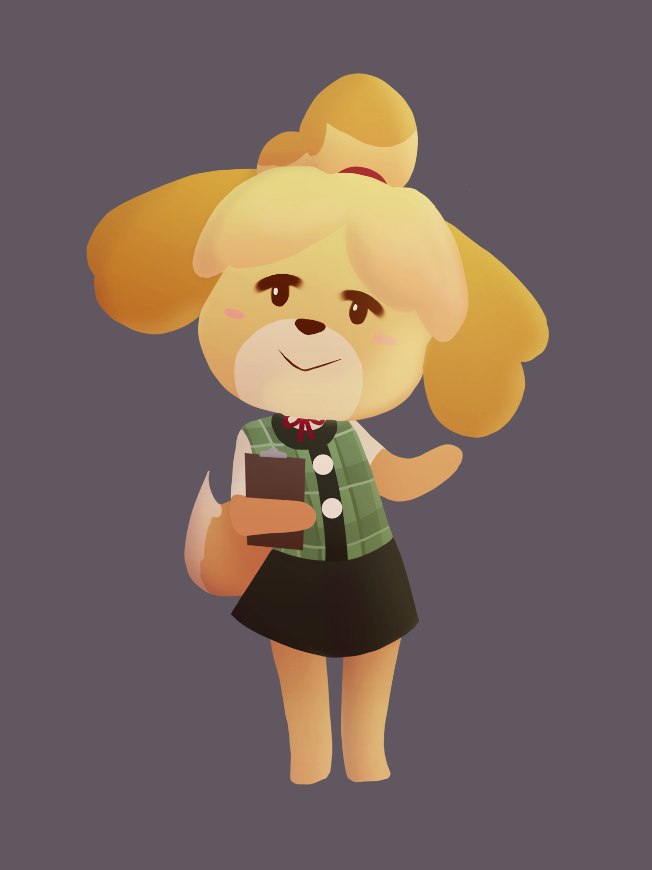 Pilot-Obvious — It's Isabelle from Animal Crossing!