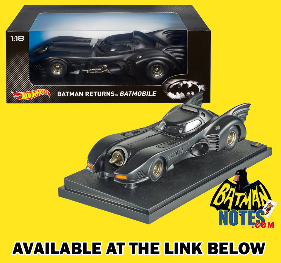 Hot Wheels Collector Batman Returns Batmobile Die Cast Vehicle 1 18 for sale online