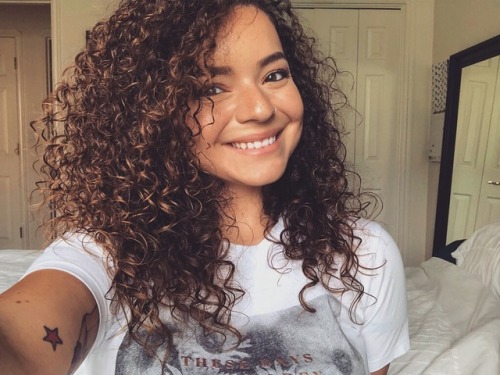 Curly haired cutie