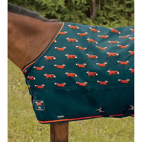 Image result for fox print blanket horse