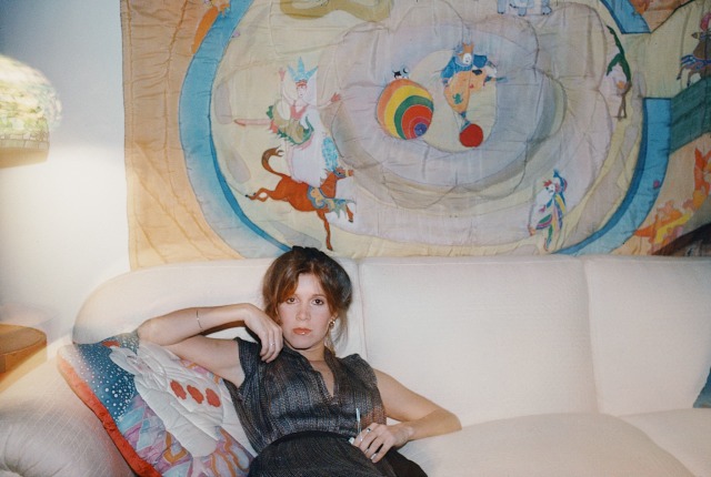 Carrie Fisher at home, 1980
