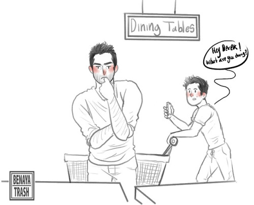 benaya-trash:Based on this post by @giselleiguess !♥Derek can...