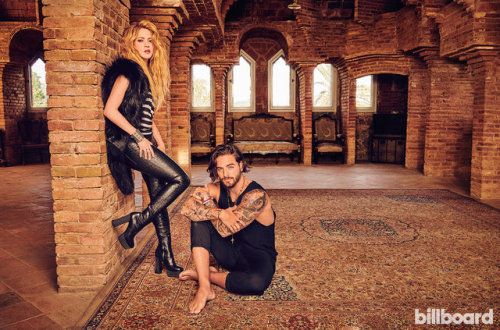 celebsofcolor:Shakira and Maluma for BILLBOARD