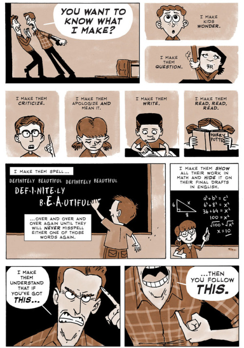 elderkevinmckinley:zenpencils:‘WHAT TEACHERS MAKE” A poem by...