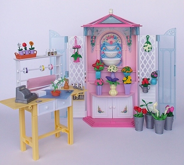 barbie flower shop