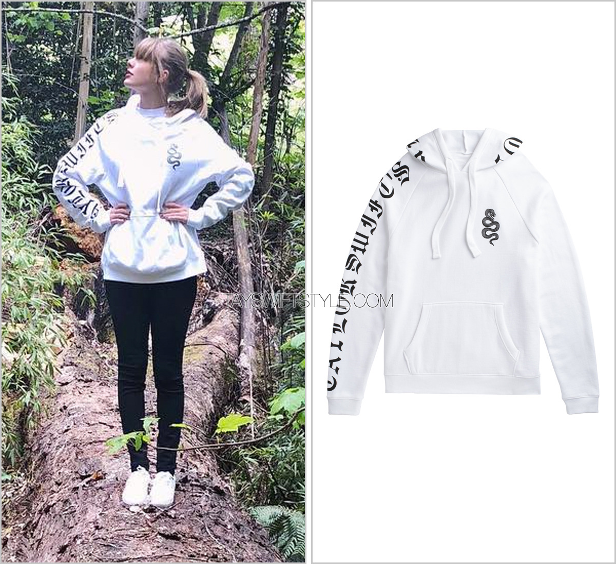 taylor swift white sweatshirt