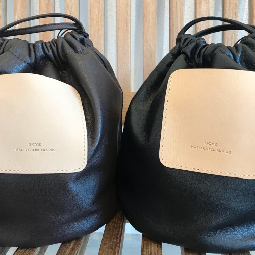 SCYE・Soft Leather Drawstring Bag | a flat shop