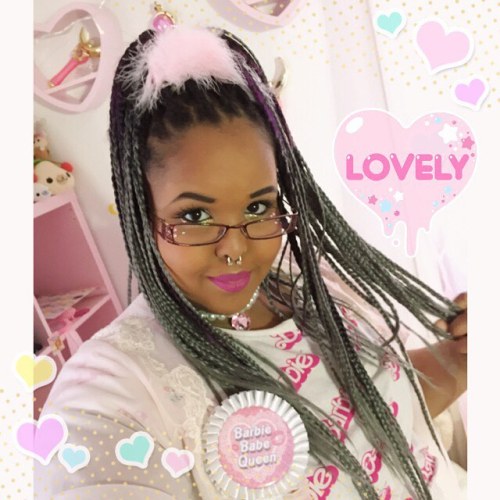 me kawaii makeuprevolution meltychocolatemoon braids blackgirlsaremagic kawaiilifestyle blackgirls