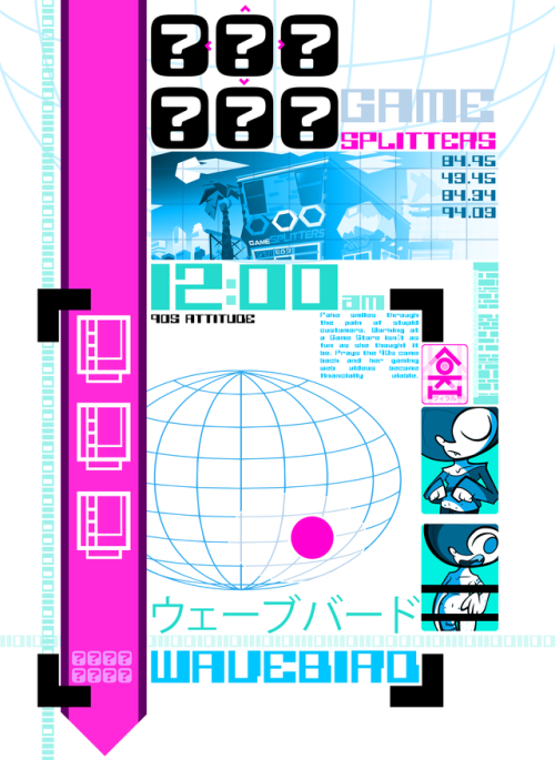y2k aesthetic techno cyber wavebird neon