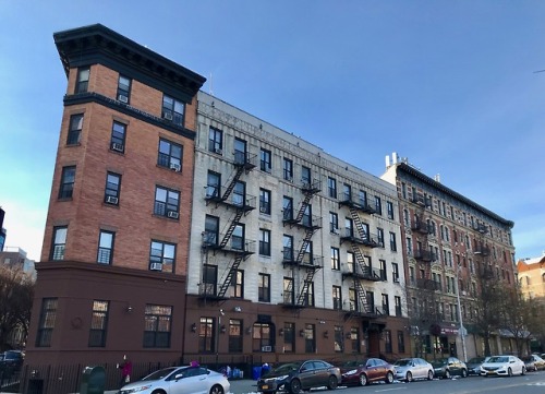 Streets of Harlem: W. 111th Street and St. Nicholas Ave in...