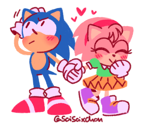 sonamy sonic the hedgehog amy rose sonic fanart my art doodles romance