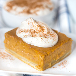 Good Taste  Pumpkin Pie Bars with Maple Whipped Cream It’s