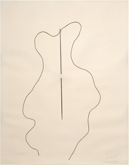 guggenheim-art:Needle and Thread by Man Ray, 1965, Guggenheim...