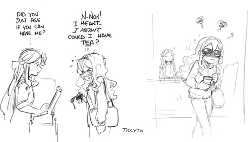 ticcytx:pls check you my friend fic about kuromaya coffee shop...