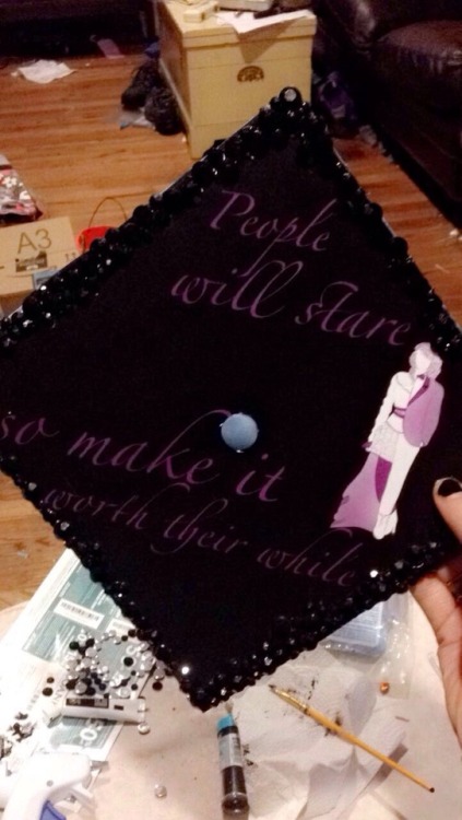 graduation hat on Tumblr