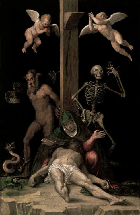 speciesbarocus:Jacopo Ligozzi - Allegory of Redemption (c....